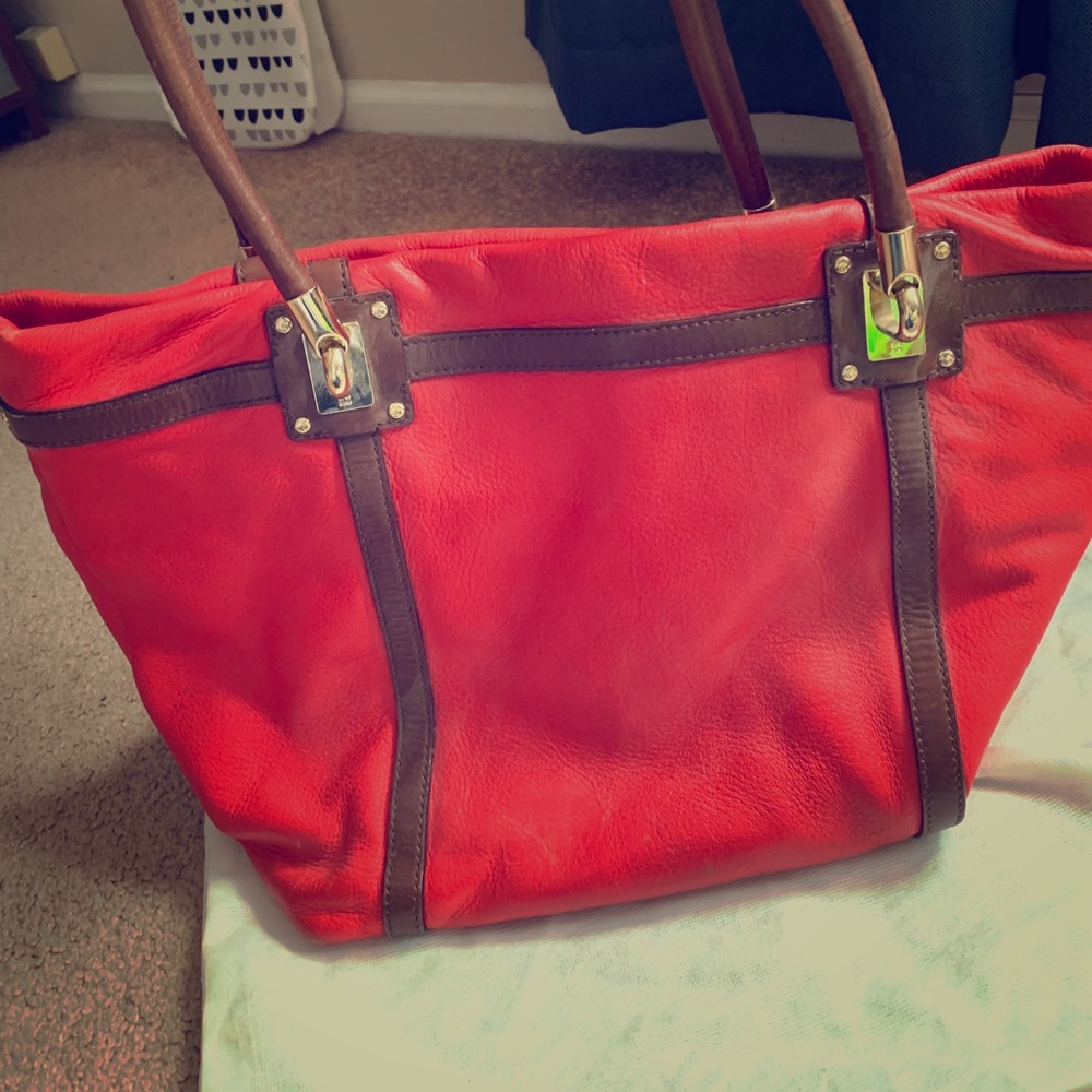 Kate spade red classic purse